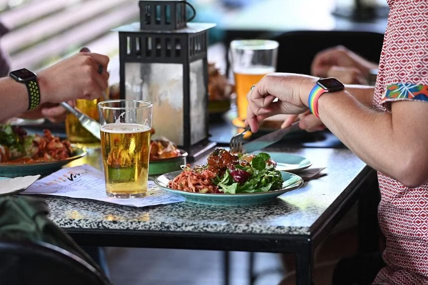 kalori dan Jejak Karbon, Pada menu di Restoran Inggris